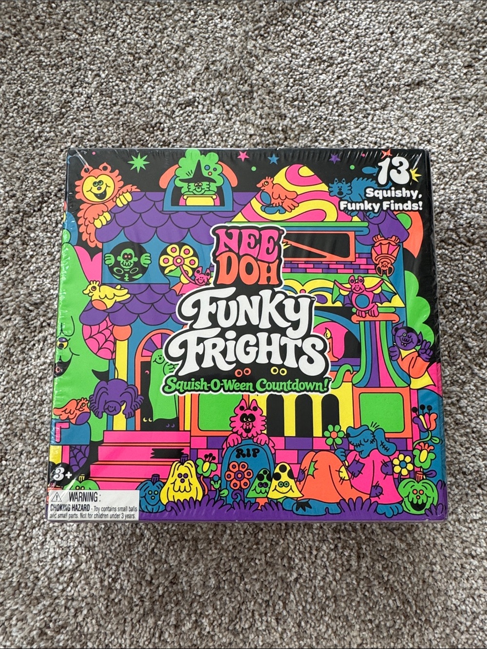 NEE DOH Funky Frights Squish-O-Ween Countdown